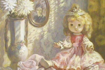 Кукла, темпера